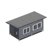 4m x 8m 경사평지붕 농막 판넬세트