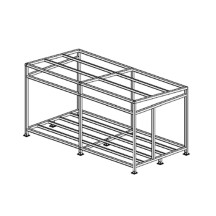 3m x 6m 경사평지붕 농막 철골세트