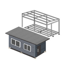 3m x 6m 경사평지붕 농막 철골판넬세트