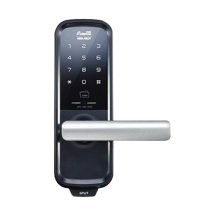 도어록 L-12 무타공 푸시풀 주키 전자키 (번호+카드형)