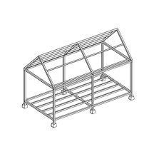 [둑스] 3.2*6박공 45도 지붕농막 골조세트 (DUX-01060)