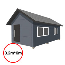 3.2m*6m 박공 45도 지붕농막 판넬세트(6평)