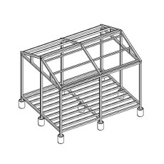 4m*5m 박공지붕농막(6평) 골조세트 (DUX-01230)